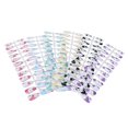thumbnail image 2 of 144Pcs Press on Nails, Fake Nails, Long Press on Nails Detachable Multiple False Nails Colorful Manicure Full Cover Stick, False Nails Pack Kit for Weddings, Proms, Multi-Color, 2 of 7