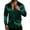 Army Green, variant on Mens Satin Dress Shirt Luxury Long Sleeve Blouses Button Up Shirts Regular Fitted Cuffs Shiny Contrast Shirt Party Wedding Shirts