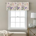 thumbnail image 3 of Spring Colorful Floral Kitchen Curtain Valances for Windows Farmhouse Short Curtains, Watercolor Butterfly Rod Pocket Valance Curtain for Bedroom Cafe Living Room 60"x18", 3 of 8