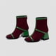 thumbnail image 5 of NECHOLOGY Botas Mujer Adulto Femenino Zapatos Botines mujer Botines gruesos de tacón con punta cuadrada y cremallera trasera aterciopelada de color sólido para mujer (Wine, 7.5), 5 of 7