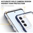 thumbnail image 5 of Case for Samsung Galaxy S22 Plus, Slim Thin Soft TPU Bumper & Hard PC Transparent Back Shockproof Scratch Resistant Protective Phone Case for Samsung Galaxy S22 Plus (Blue), 5 of 15