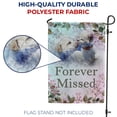 thumbnail image 4 of America Forever Pet Memorial Garden Flag - Pet Forever Missed, Lost Pet Cat Dog Bereavement Remembrance - Double Sided Seasonal Yard Outdoor Decorative Flag - 12.5" x 18", 4 of 7