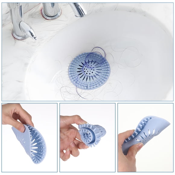 Toystoory 8x Drenajes de Colores Surtidos Transparentes con Filtro de Drenaje de Piso Fácil de Instalar Durable para drenar el colador Suministros de limpieza para el hogar