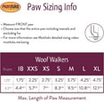 thumbnail image 3 of 000824 Muttluks Woof Walkers Dog Boots, Set of 4, Burgundy, Itty Bitty up to 1.5", 3 of 3