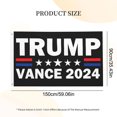 thumbnail image 4 of Donald Trump 2024 3 X 5 Pies Tiro para Interiores Y Exteriores (E), 4 of 4