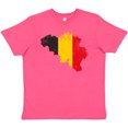thumbnail image 3 of Inktastic Belgian Map Flag Youth T-Shirt, 3 of 5
