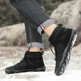thumbnail image 6 of Gyexs Womens Snow Boots Wide, Winter Shoes Women Work, Fuzzy, Zip, Rain, Bump Toe, Men's Fashion, Black, Size 9.5, 6 of 8
