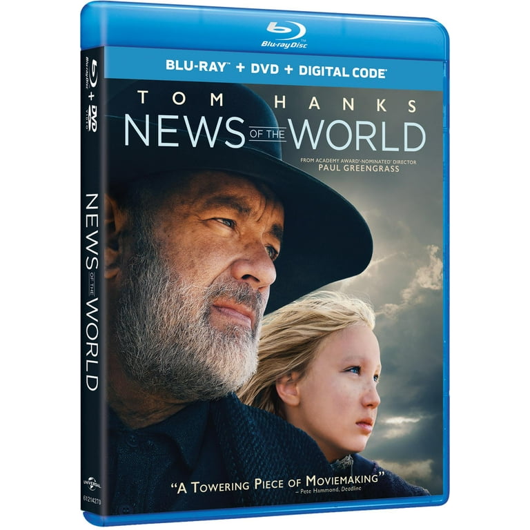 News Of The World Blu-ray DVD Digital, PG-13, Action Adventure