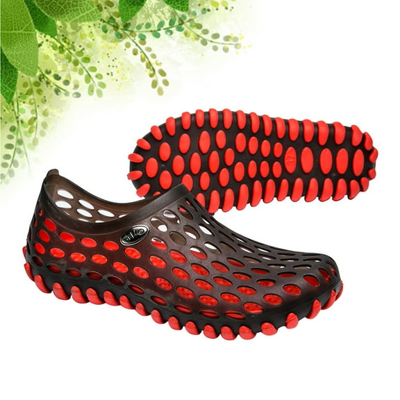 OUNONA Multi Color Couples Beach Shoes Comfortable Sports Water Sandals