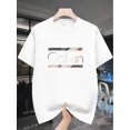 thumbnail image 1 of 2025 Men'S Creative CA Cool Colorful Heat Transfer Print Novel T-Shirt, Casual Sporty Tee, Comfy Tee, 1 of 5