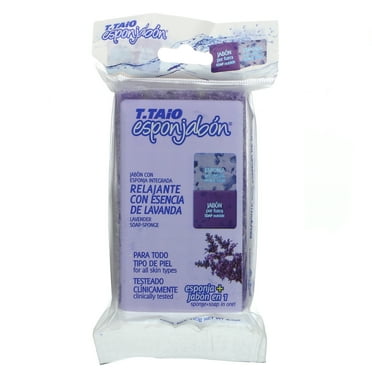 Esponjabon Lavender Bar Soap Sponge 4.2 oz