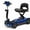 Blue, variant on EV Rider Transport 4M, Four-Wheel Manual Folding Mobility Scooter, Digital Display Panel and Armrests Blue