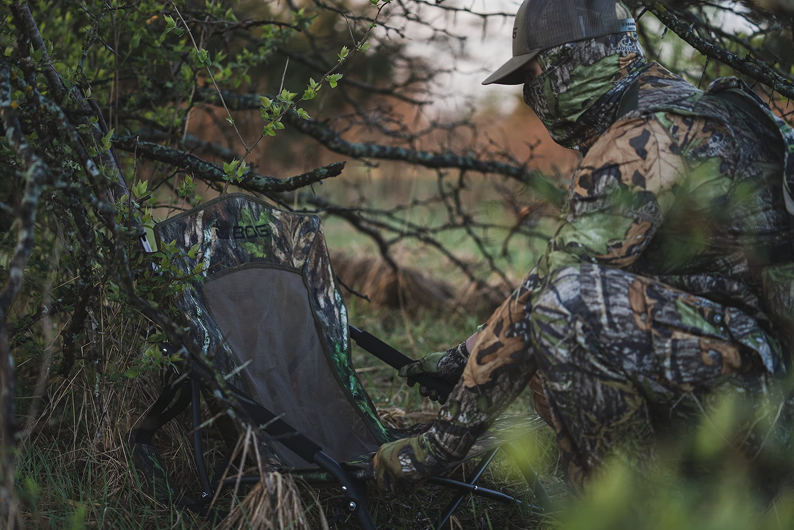 BOG Snood Seat Turkey Hunting Chair Mossy Oak Obsession