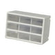 thumbnail image 2 of Cajonera de plástico BLESIY 9 cajones para guardar juguetes blanco, 2 of 8