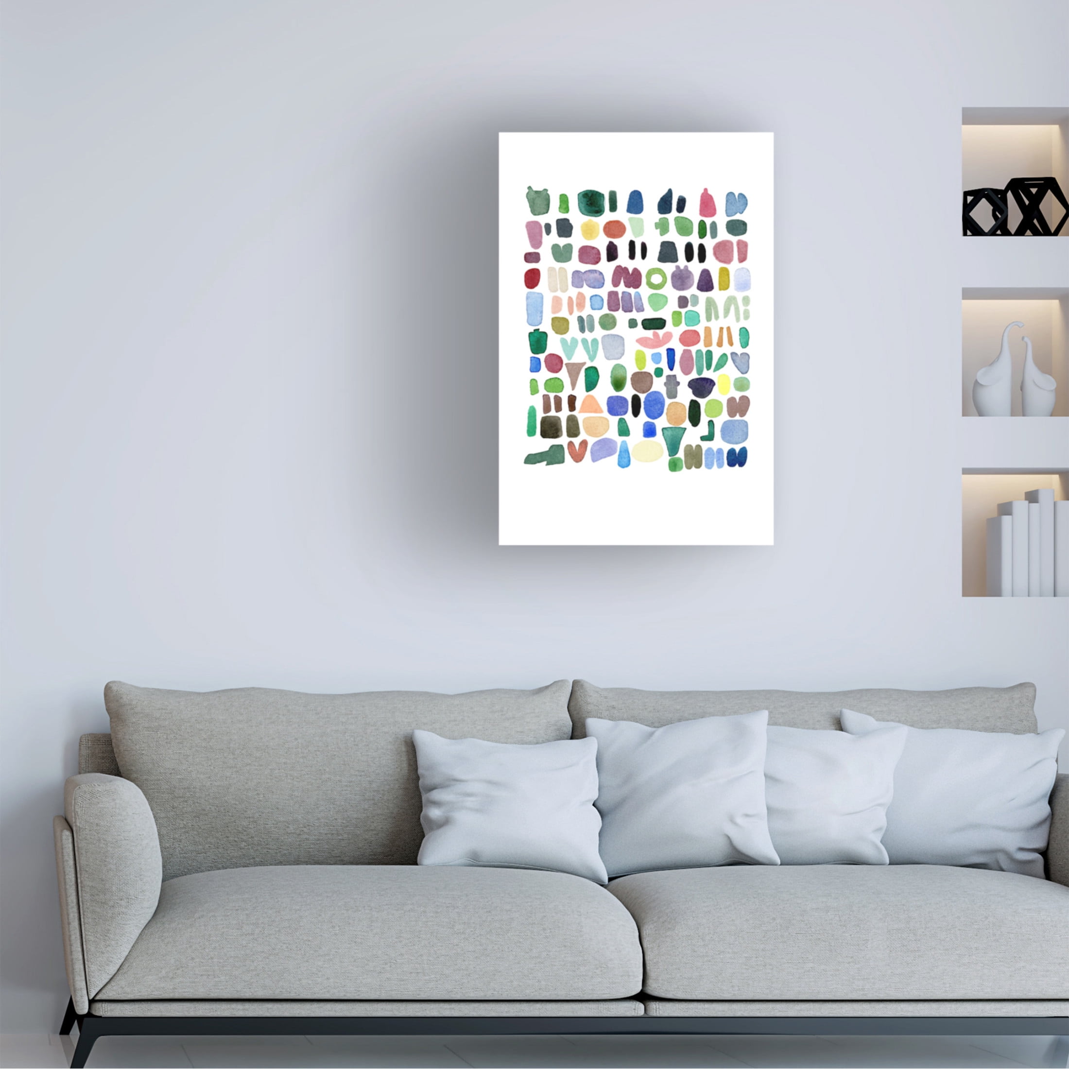Trademark Fine Art Louise van Terheijden Beach Combing 2 Canvas Wall Art