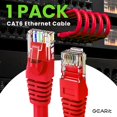 thumbnail image 2 of Cable Ethernet GearIt Cat 6 100 pies (30 m) 10 Gbps RJ45 rojo, 2 of 8
