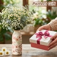 thumbnail image 5 of DAKIMOE Rustic Ceramic Vase, Decorative Flower Vase Farmhouse Decor for Home Living Room Bedroom Kitchen Office Shelf Decor,8 Inches, 5 of 7