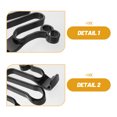 thumbnail image 3 of TABLETREANDS 2Ud Para De Asiento En Auto Negro Soporte Universal Para Colgar Bolsas Y Objetos, 3 of 8