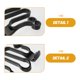 thumbnail image 3 of TABLETREANDS 2Ud Para De Asiento En Auto Negro Soporte Universal Para Colgar Bolsas Y Objetos, 3 of 8
