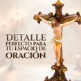 thumbnail image 5 of Crucifijo católico de buró o mesita para altar oración rezos, 5 of 5