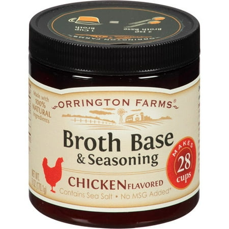 Flared Base - Orrington Farms Chicken Flavored Broth Base & Seasoning, 6 oz, (Pack of 6)