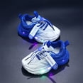 thumbnail image 5 of Gubotare Toddler Light Up Shoes Kids Sneakers for Boys Shoes for Running Walking Size 9 (Blue,Toddler 9), 5 of 7
