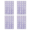 thumbnail image 1 of 4 alfombrillas para jaulas de conejos, diseño de fugas de agua, almohadilla hueca de plástico para conejos, color morado, 1 of 5