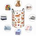 thumbnail image 6 of Basketball Laundry Hamper Large Collapsible Laundry Baskets with Handles Easy Carry Round Storage Basket Dirty Clothes Hamper Blanket Basket for College Dorms Bedroom Toy, 6 of 10