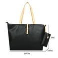 thumbnail image 3 of Sac Fourre-Tout pour Femmes Grande Capacité Simple Décontracté Sac à Main Sac d'Épaule avec Mini Portefeuille, 3 of 10