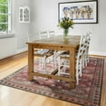 thumbnail image 5 of Balacho Elegant Vintage Boho Distressed Faux Wool Area Rug, 6' x 9', Red, 5 of 8