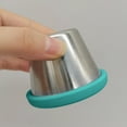 thumbnail image 3 of 2.5oz Stainless Steel Condiment Containers with Silicone Lids, Condiment Cups, Leakproof Reusable Sauce Container Small Dipping Sauce Cups for Lunch Box Picnic Travel, 3 of 8