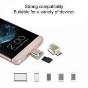 1Pc Type C Card Reader Mini Metal USB 3 1 Micro Secure Digital TF Memory Type C Card Reader OTG Adapter