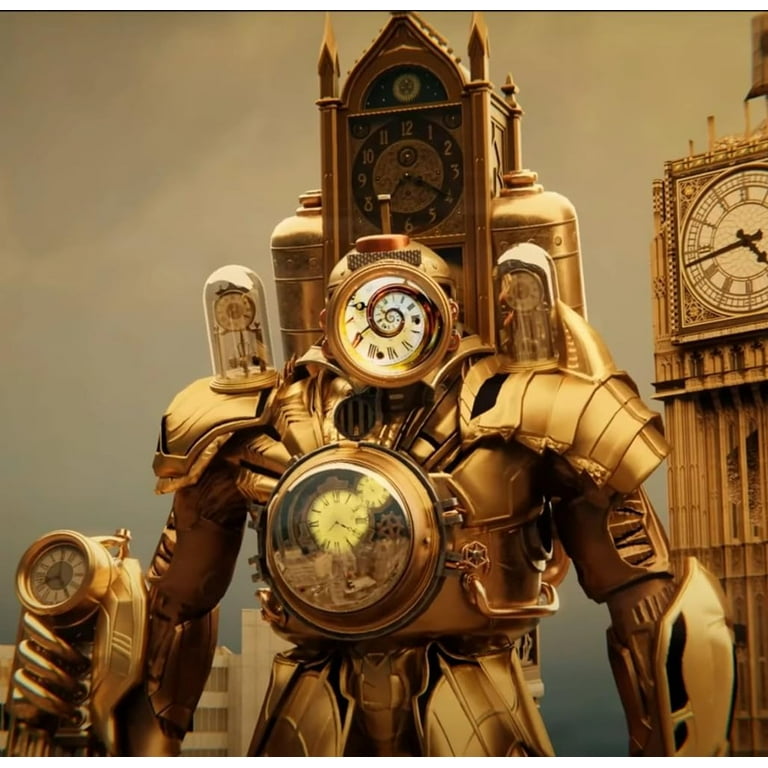 Clockman Titan Clock GOBRICKS MOC Titan Clockman Unique Clock