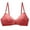 Red, variant on ALLLIST Womens Underwear Plus Size Lace Underwire Bras Push up Plian Beige Triangle Womens Lingerie Size 85D