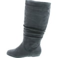thumbnail image 2 of TOP Moda Data-1 Women's Shoes Cute & Comfort Round Toe Flat Heel Slouchy Mid Calf Boot, 2 of 7