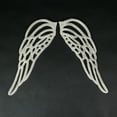thumbnail image 7 of Zeckos Cast Iron Angel Wings Wall Sculpture White Set of Two, 7 of 7