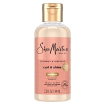 SheaMoisture Moisture & Define Shampoo for Thick, Curly Hair, Coconut & Hibiscus Paraben-Free, 3.2 fl oz