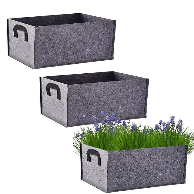 uds. Bolsas para plantar en jardín, bolsas para cultivo, bolsas grandes con asa, bolsas para cultivo para interior y exterior, plantas