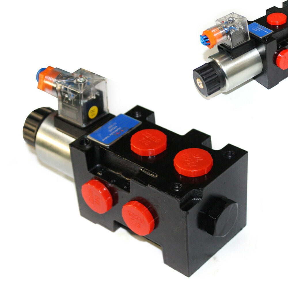 TFCFL Hydraulic Solenoid Diverter/ Selector Valve 12 volt DC 13 GPM