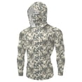 thumbnail image 6 of QIUOMBBP Women's UPF 50+ Hoodie with Face Mask & Thumb Holes Long Sleeve Ice Silk Camo Sun Protection Shirt Summer Plus Size Breathable Fishing Tops Multicolor XXXXL, 6 of 8
