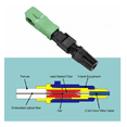 thumbnail image 2 of "Conector Rápido De Fibra Óptica Sc Apc Para Ftth 100pzs ", 2 of 5
