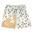 thumbnail image 4 of JAJAHO Boys Running Shorts Casual Summer Sweat Shorts Loose Fit Ice Cream Printed Drawstring Basketball Joggers For Kids 2-9Y Stylish Bottoms, 4 of 4