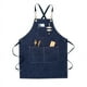 thumbnail image 1 of Delantal Delantal Bolsillo Correas Desmontables Lona De Algodón Impermeable Delantal Cómodo Para Restaurante, 1 of 8