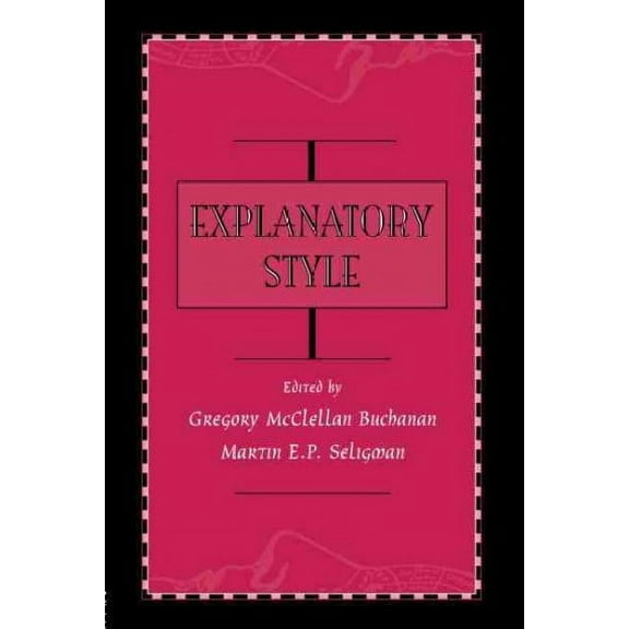 Explanatory Style (Paperback)