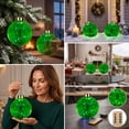 thumbnail image 4 of Feledorashia Christmas Ball Decoration Outdoor LED Luminous Holiday Pendant, Weather-Resistant Christmas Yard Ornament, Energy-Efficient LED Lights, Easy to Install Festive Hanging Decoration, 4 of 8