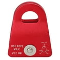 thumbnail image 3 of Downhill Side Plate Single Pulley, Outdoor Climbing Pulley Portable Avoid Friction Blocking Semicircle Hanging Point 20KN High Strength  For Rescuing Red, 3 of 8
