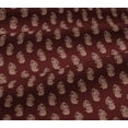 thumbnail image 5 of oneOone Viscose Jersey Fabric Floral & Paisley Block Print Fabric BTY 60 Inch Wide, 5 of 5