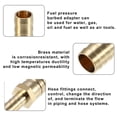 thumbnail image 3 of Unique Bargains 2Pcs 16mm -10mm Straight Shaped Hose Barb Straight Barbed Tube Pipe Fitting Brass Hose Fitting Connector, 3 of 6
