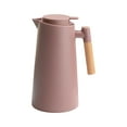 thumbnail image 2 of Thermo jug,Walled Wood Handle Water Thermal Coffee Pot With Wood Thermal Carafe Carafe Pot With Wood Handle Coffee Pot Thermal Tea Carafe Cold Water Kettle Tea Qahm Solinder, 2 of 6