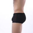 thumbnail image 3 of Evankin Hombres Ropa Interior Transpirable Ver a través de Calzoncillos Boxer Sexy Malla Bikini Suave Masculino Boxers Frescos (Negro L), 3 of 5